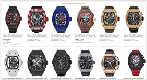 richard mille models list|Richard Mille watch collection.